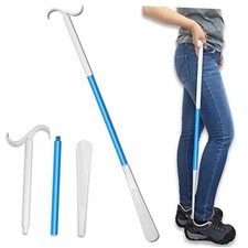 35.5 Inch Long Handled Shoe Horn, Dressing Stick, Sock Remover Aid Helper -