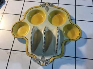 Vintage Burleigh Ware Toast Rack egg stand #4719