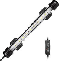 Aquarium Beleuchtung LED Tauchlampen Mit Timer Blau Weiß Farbwechsel 20-40 Cm