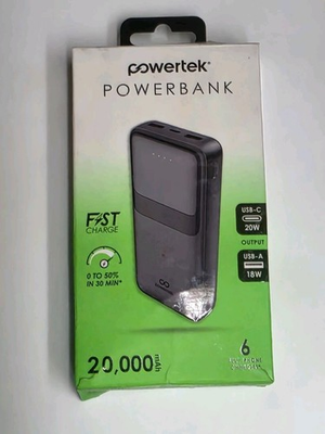 #ad #ad New Liquipel Powertek 20000mAh Portable Charger PD Power Bank with USB C $13.89