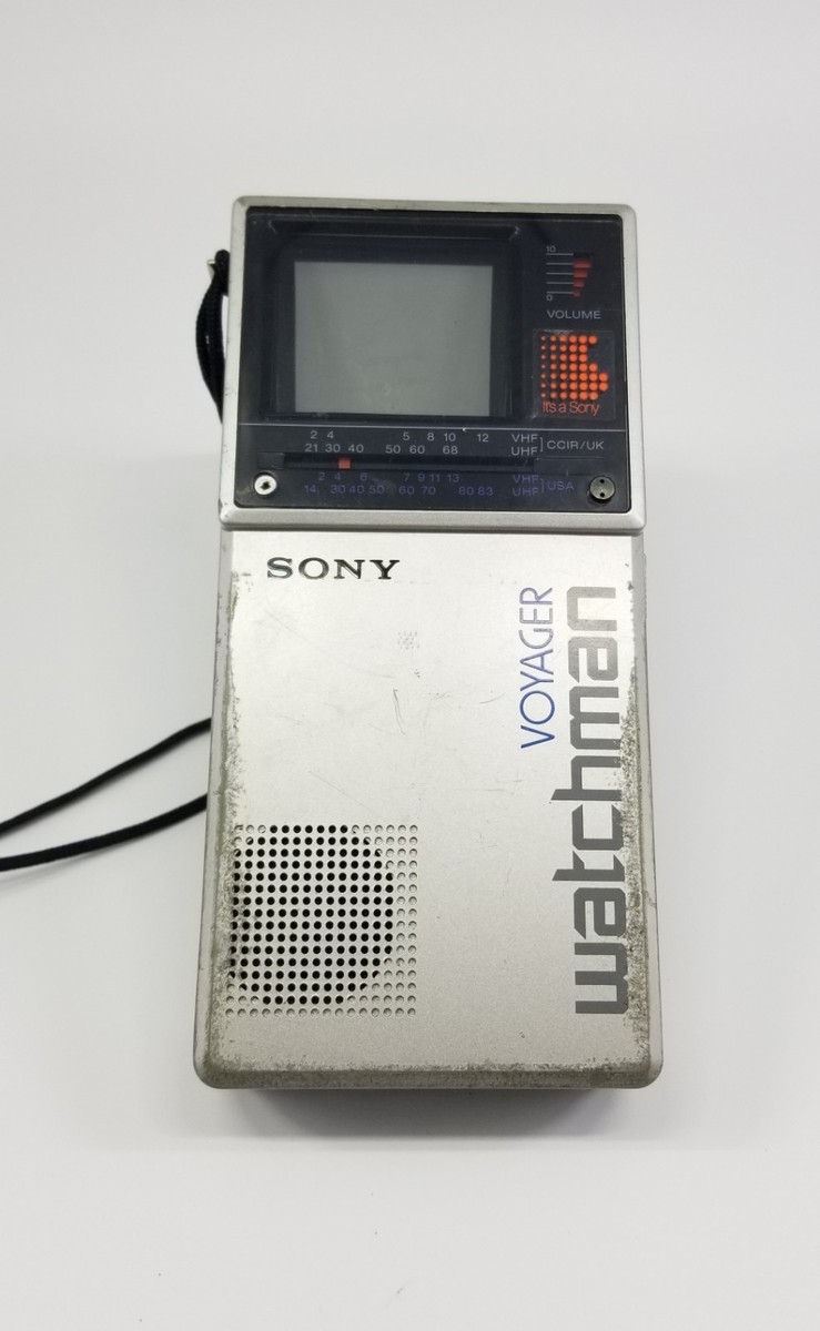 VINTAGE Sony Voyager Watchman Fd-20aeb PORTABLE ANALOG TV