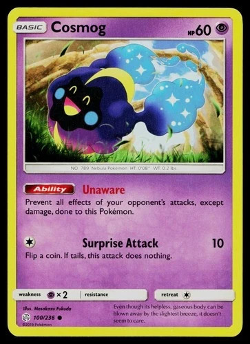 Pokemon Sun & Moon Cosmic Eclipse /236 Complete Your Set Base & Holo You Choose