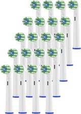 Replacement Brush Heads for Oral B PRO 500 1000 3000 5000 6000 7000 8000 20 Pack