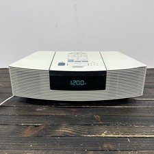 Bose AWRC-1P Wave Radio CD Player AM/FM Alarm Clock White Tested - No Remote