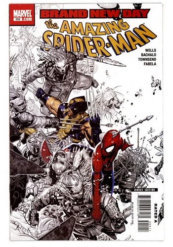 Amazing Spider-Man, The #555 NM 9.4 2008  Chris Bachalo Cover