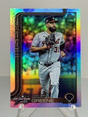  2025 Topps Update Rainbow Foil All-Star Game ASG-12 Riley Greene, Tigers