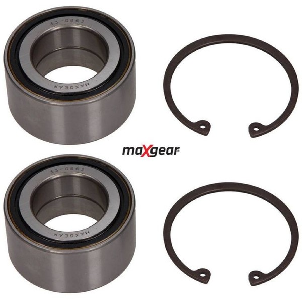 2X Radlagersatz Maxgear 33-0863 2 Radlager Satz Links Rechts Vorderachse-image