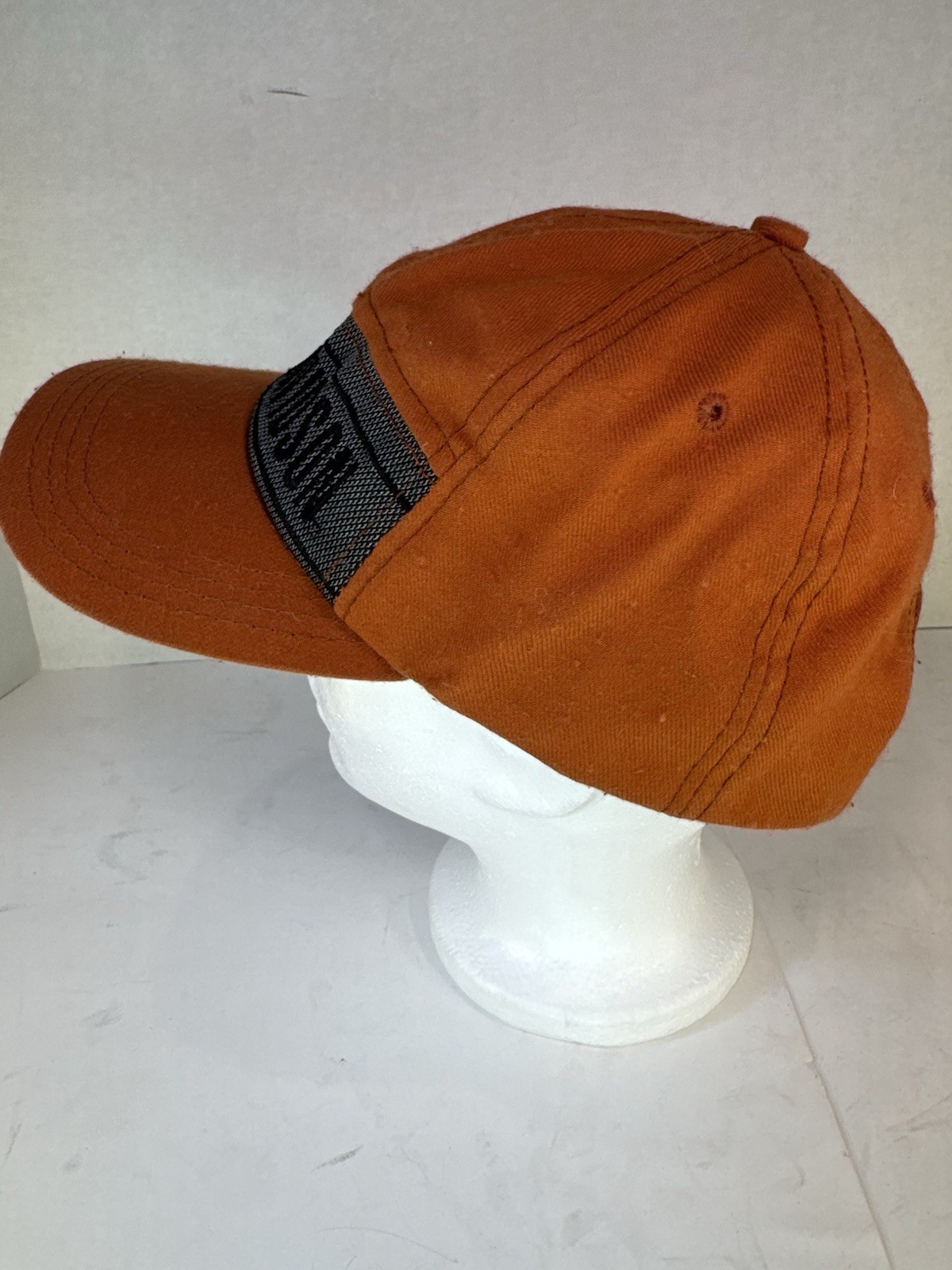Harley Davidson Hat Cap Orange Patch - image 5
