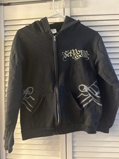 Vintage Set Your Goals Mutiny Full Zip Hoodie Youth Large Pop Punk Band Merch