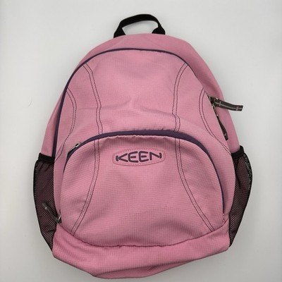 Keen Pink Backpack Adj. Straps 2 Compartments Pockets Animals Preowned