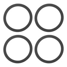 Black 5.8 Inch EVA Foam Speaker Edge Surround Rings 4 Pcs