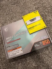 CORSAIR Vengeance RGB 32GB DDR5 (2X16) MSI B850 GAMING PLUS WIFI AM5 AMD B850