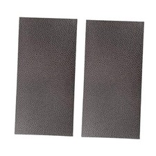 2 PCS Leather Repair Patch Tape, 4 x 8 Inch PU Vinyl Repair Patches for Gray