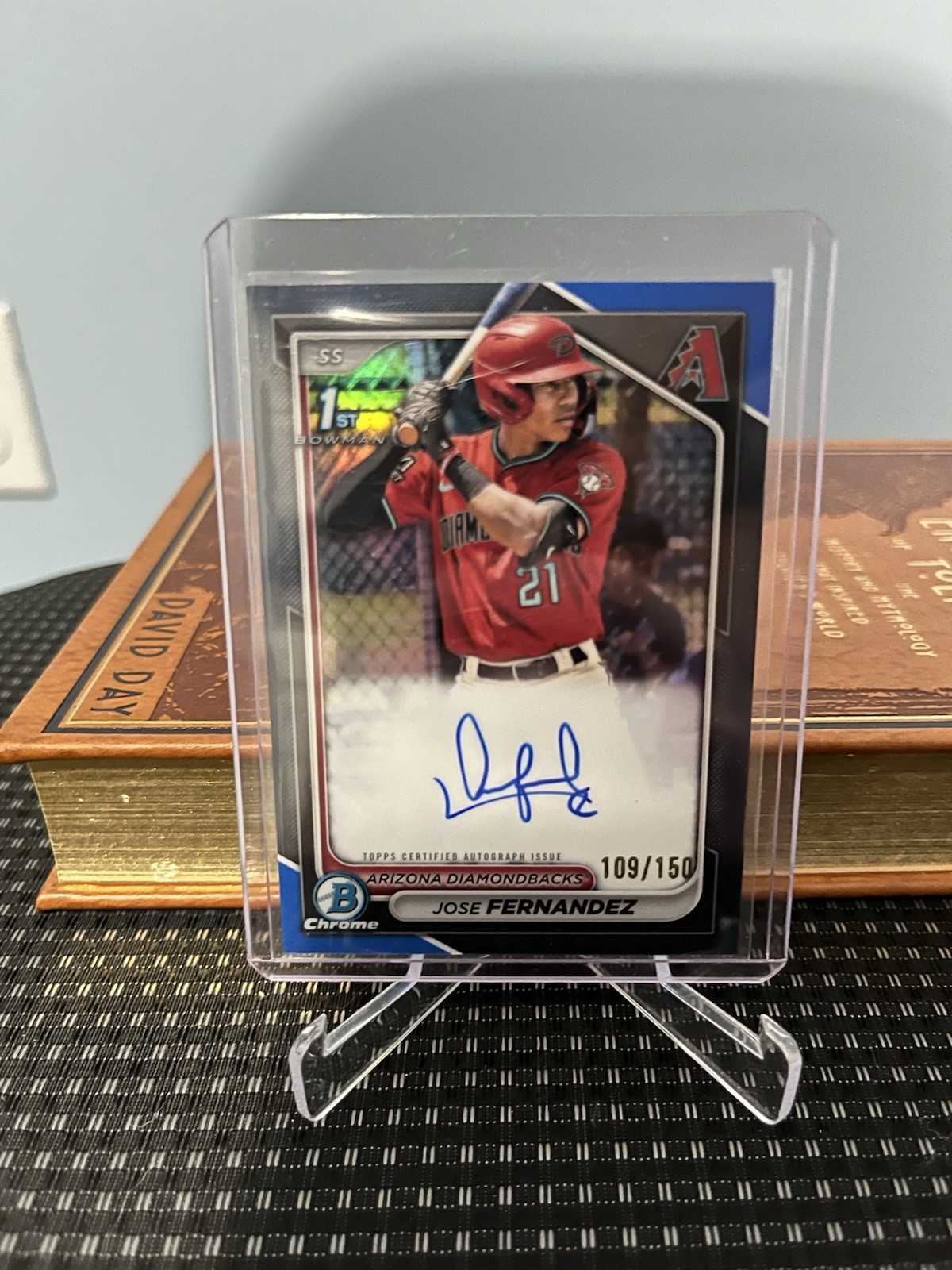 2024 Bowman Chrome Prospect Auto Jose Fernandez CPA-JF Blue Refractor /150 *HOT*