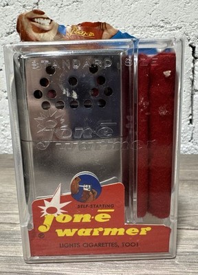 Vintage Jon- e Hand Warmer In Original Box W/ Soft Case + Paperwork