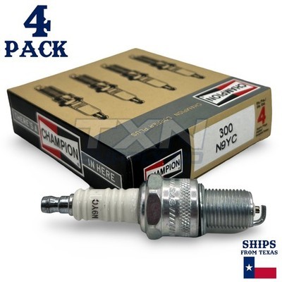 Champion 300 Copper Spark Plug N9YC - 4 Pack