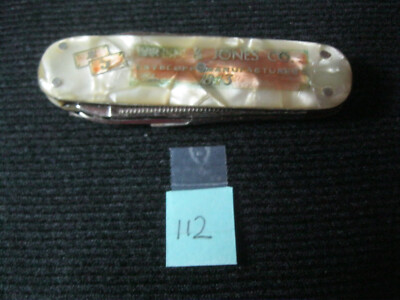 Solingen Germany MoP Mens Advert Pocketknife ''Berlin &Jones Co Since 1843 (#112)