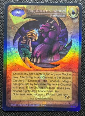 Magi Nation Duel - Universal Spell - Nightmare Channel - Awakening - Foil
