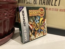 Golden Sun - Nintendo Game Boy Advance in Box w/ Manual And Poster