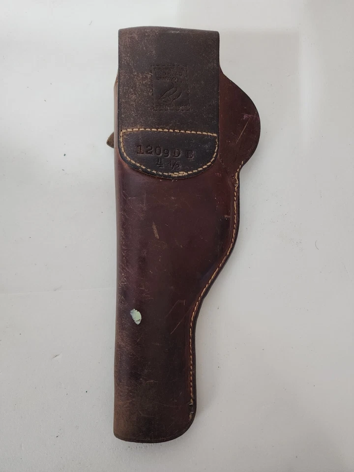 Vintage Red Head Leather Belt Holster 1209 DB 4 1/2 Right Hand - Image 2 of 3