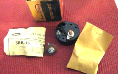 New 1954-1957 Buick, Cadillac, Nash, Olds, Packard, 12 volt solenoid repair kit