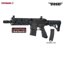 Tippmann TMC MAGFED Paintball Marker - Black / Black