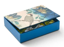 METROPOLITAN MUSEUM OF ART, "BIRDS & FLOWERS", BOXED SET OF 20 NOTE CARDS