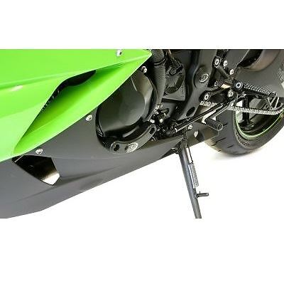 R&G Engine Case Sliders Black (LHS) Kawasaki ZX6-R 2009 - 2012