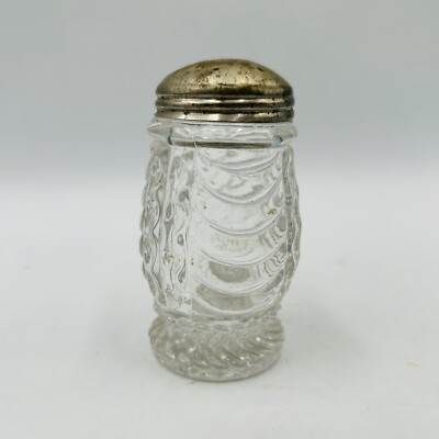 Antique EAPG BRYCE Brothers Sultan Curtains Salt Shaker 