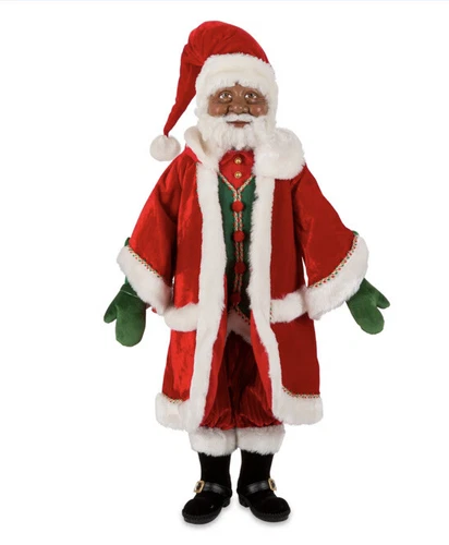 Katherine's Collection Black Santa Doll #2 28-028712 NEW 24”