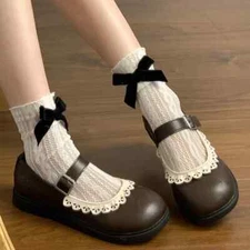 Lolita Sweet Mary Janes Buckle Uniform Girls Shoes School Students Flats Shoe