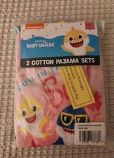 Nickelodeon Baby Shark 2 Pair Pajama Sets Size 18M NEW-opened Package 