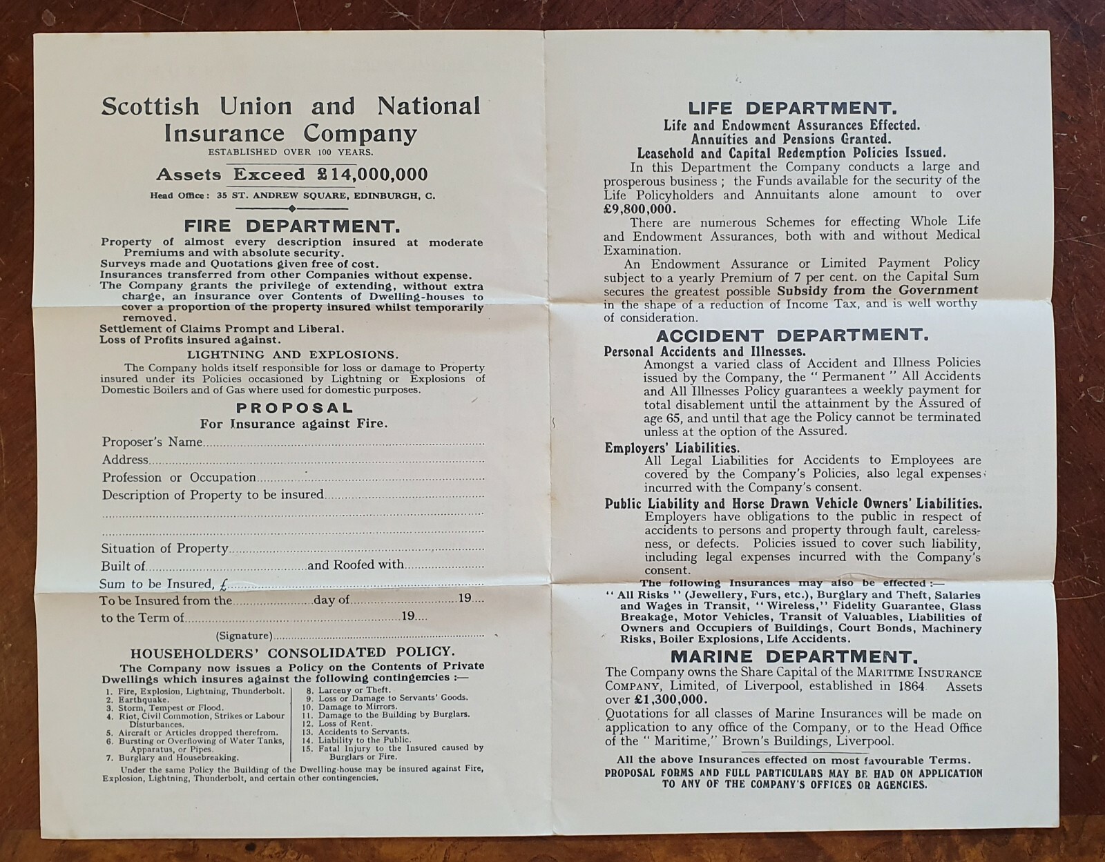 1928 Entire to Campbell & Campbell, Ainslie Place, Edinburgh from
