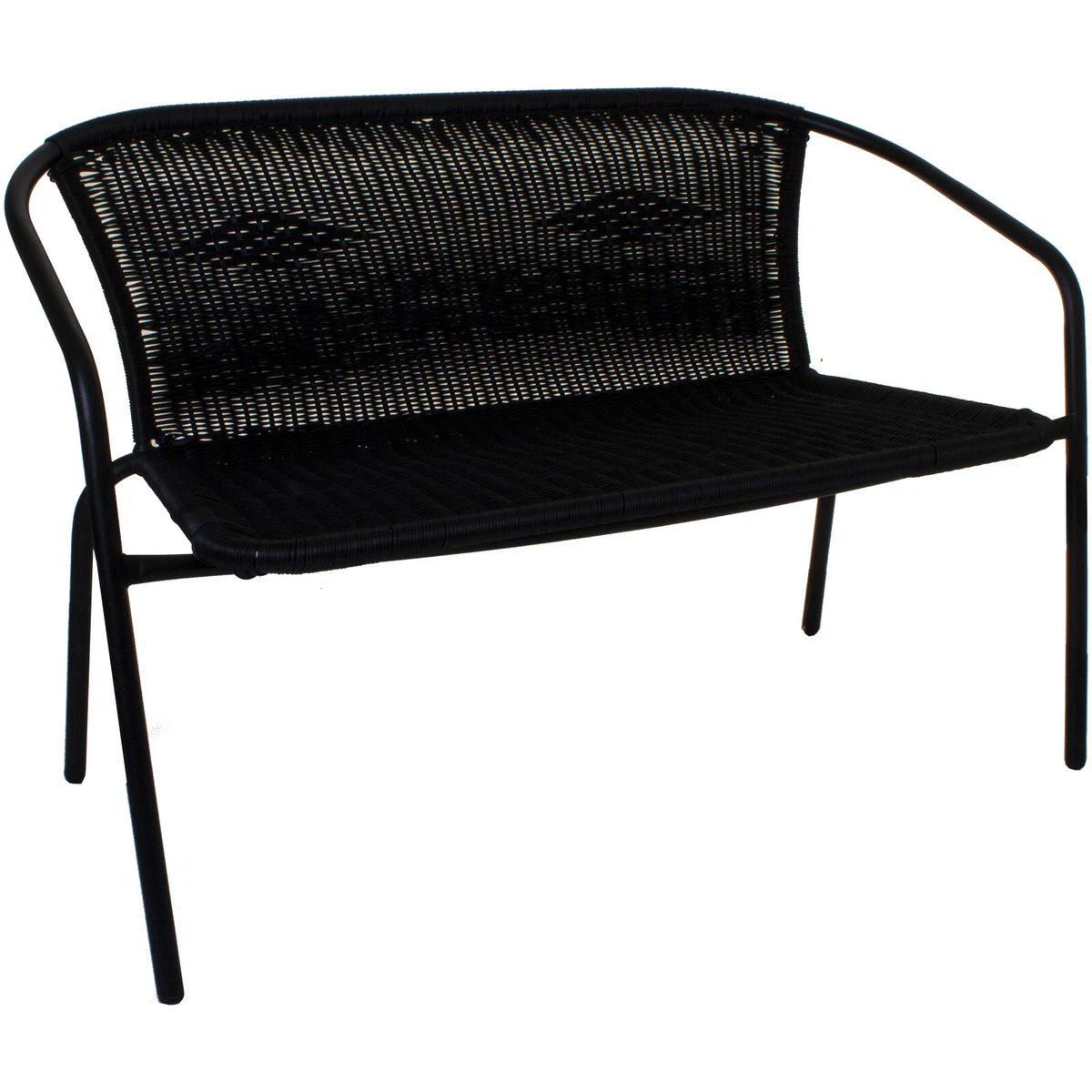 Rattan cheap wicker bench