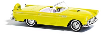 1:87 US-Cabrio Ford Thunderbird offen, gelb, Fertigmodell - Busch 45230