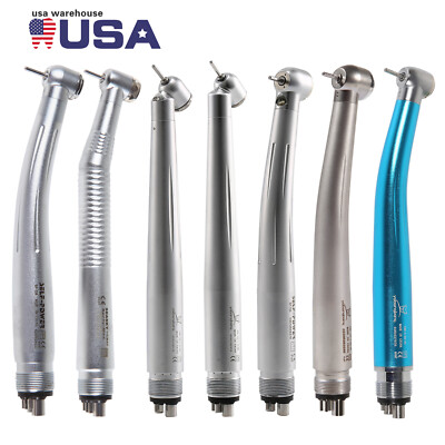 Dental No-LED/LED E-generator High Speed Handpiece Push Button / 4H Turbine OR