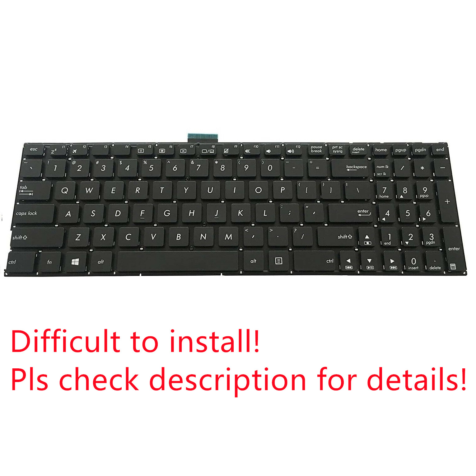 Original US Keyboard for ASUS R554L | eBay