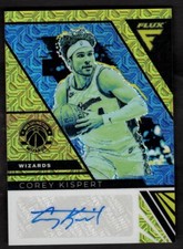 2022-23 Corey Kispert Panini Flux Basketball Gold Mojo Auto /10 Wizards FS-CKP