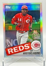 Aristides Aquino R 2020 Topps Chrome 1985 Refractor SP Cincinnati Reds #85TC-21