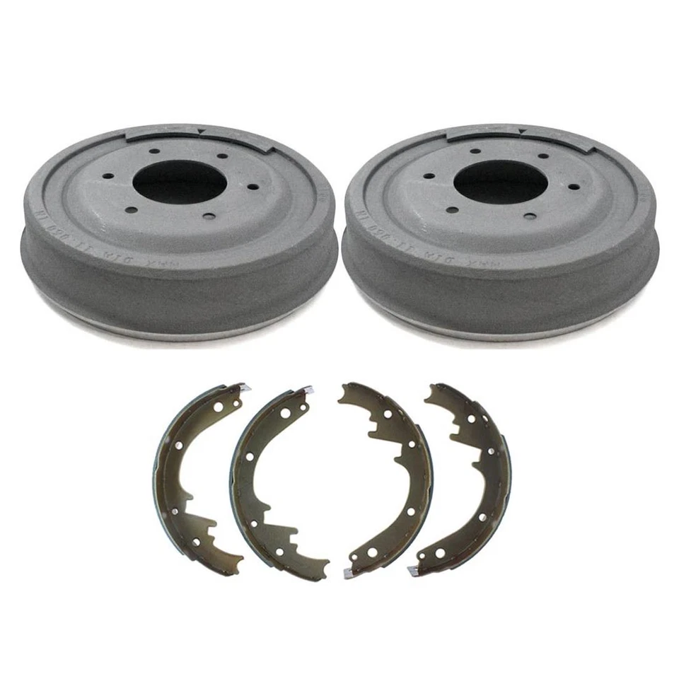 Kit de tambores de freno y zapatas de freno delanteros para camioneta Chevrolet C10 1963-1964 Foto 2 de 4