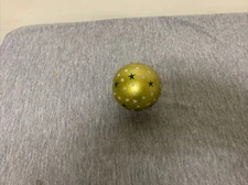 Vintage Jaru Gold w/White & Blue Hard Rubber Ball