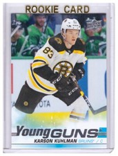 Karson Kuhlman 2019-20 Upper Deck Sr.1 Young Guns Rookie Card #248