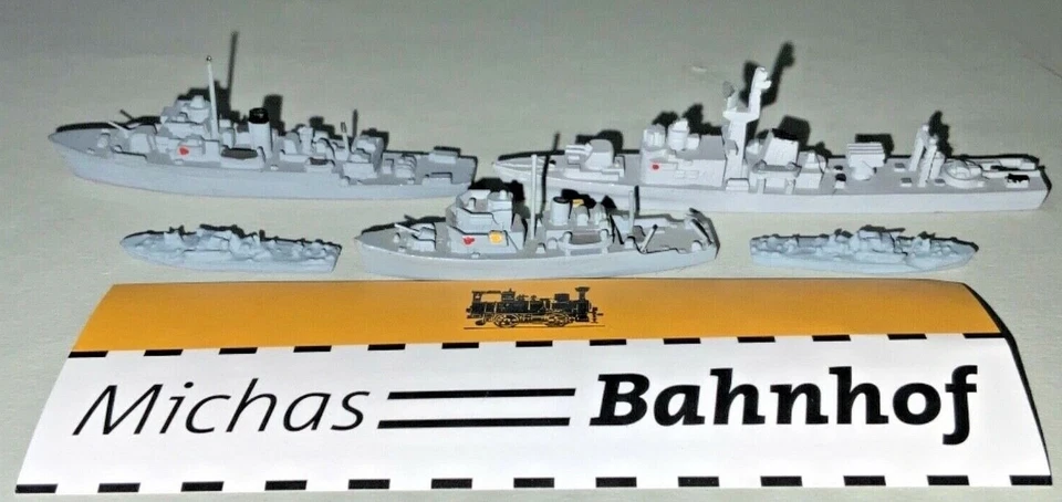 5 tlg Hansa S 109 61 Delphin 148 Schiffsmodell 1:1250 =43 å