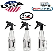 Hairdressing Spray Bottle (3 Pack) Salon Barber Hair Tools Water Sprayer 500ml