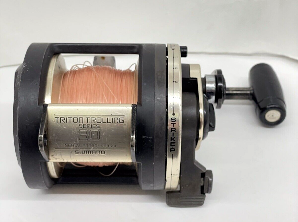 TRITON TROLLING SERIES 80W 両軸リール SHIMANO TRITON TROLLING SERIES 30 TT-30 LEVER-DRAG CONVENTIONAL