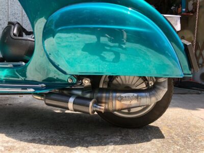Barone Racing Auspuff Kompatibel Mit Proma Krümmer Für Vespa 50 75 90 102