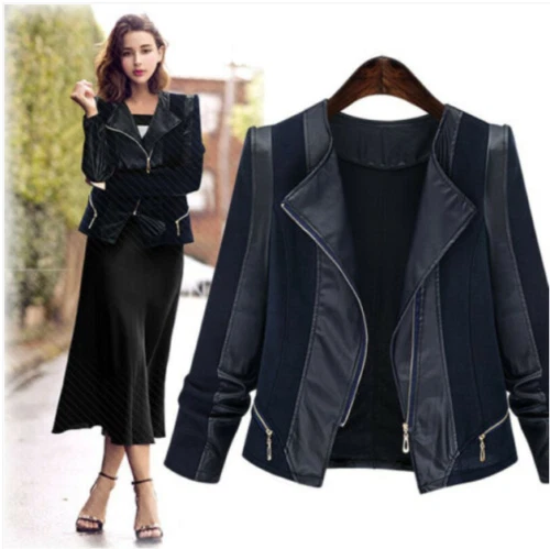 Best plus size leather jacket sale