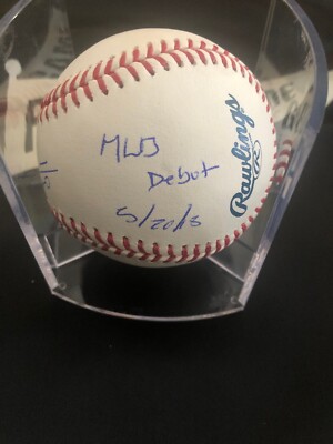 Juan Soto Autographed MLB Baseball Sweet Spot Signed and Inscribed