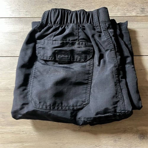 Lands' End Men's Black Cargo Shorts M Adjustable Drawstring Waist Gorpcore - Picture 10 of 10