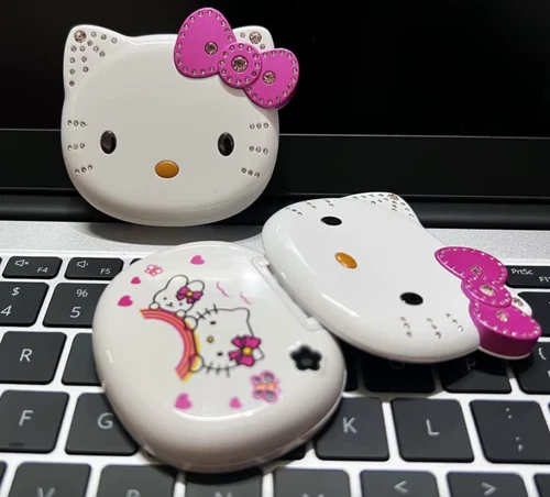 Hello Kitty Flip Phone 4G With Camera Kawaii 2025 - Sanrio Cartoon Kids Phone - Picture 7 of 8